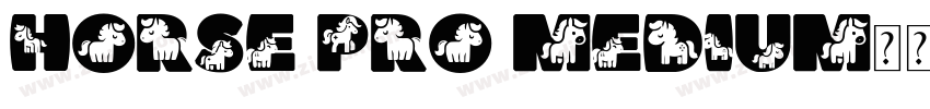Horse Pro Medium字体转换